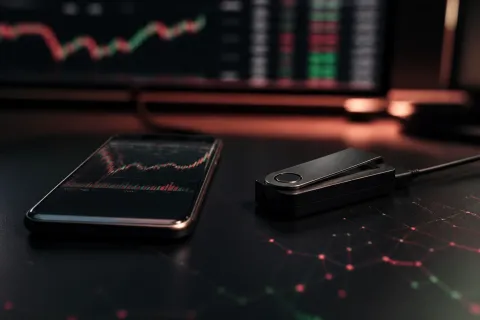 Cryptocurrency market visual