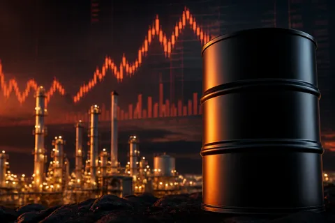 Oil and energy market visual