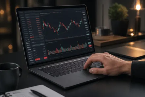 Shares market visual